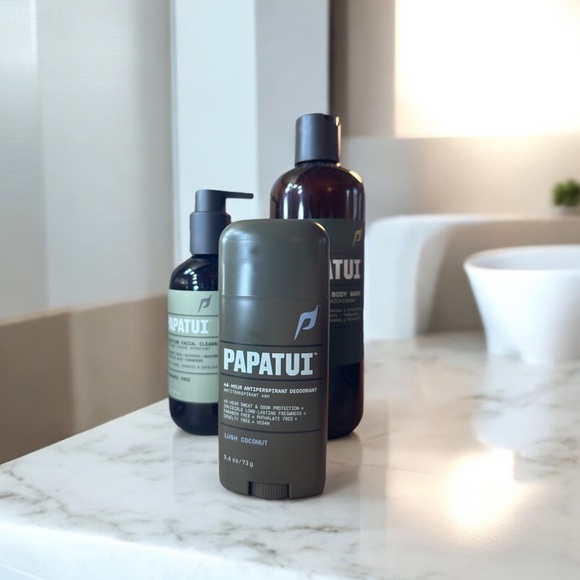 NWT Papatui Men's Deoderant 2.6oz, Body Wash 14oz, and Face Wash 8oz / The Rock - Picture 14 of 14